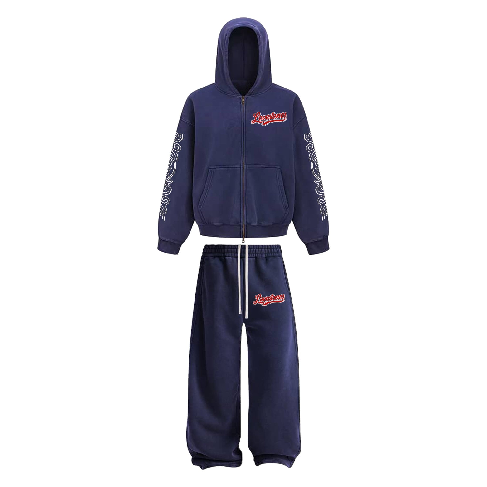 Lovestones Staple Rhinestones Set - Navy Blue