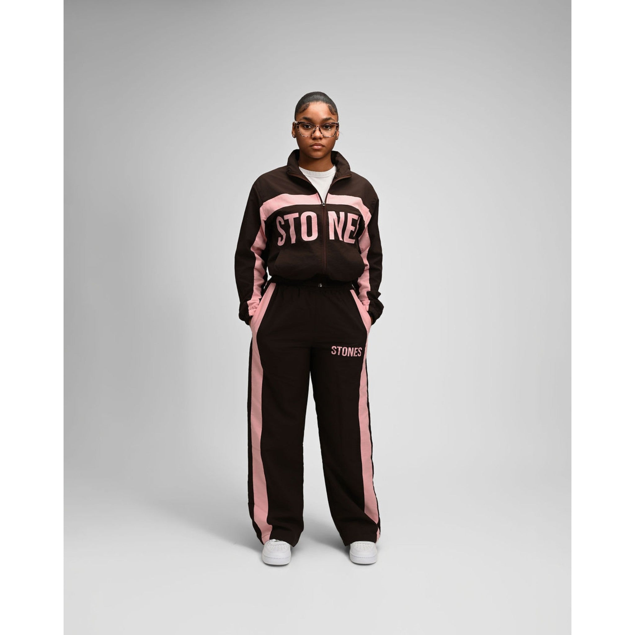 Women Crop 2 - Tone Set - Tone Set - Brown & Pink