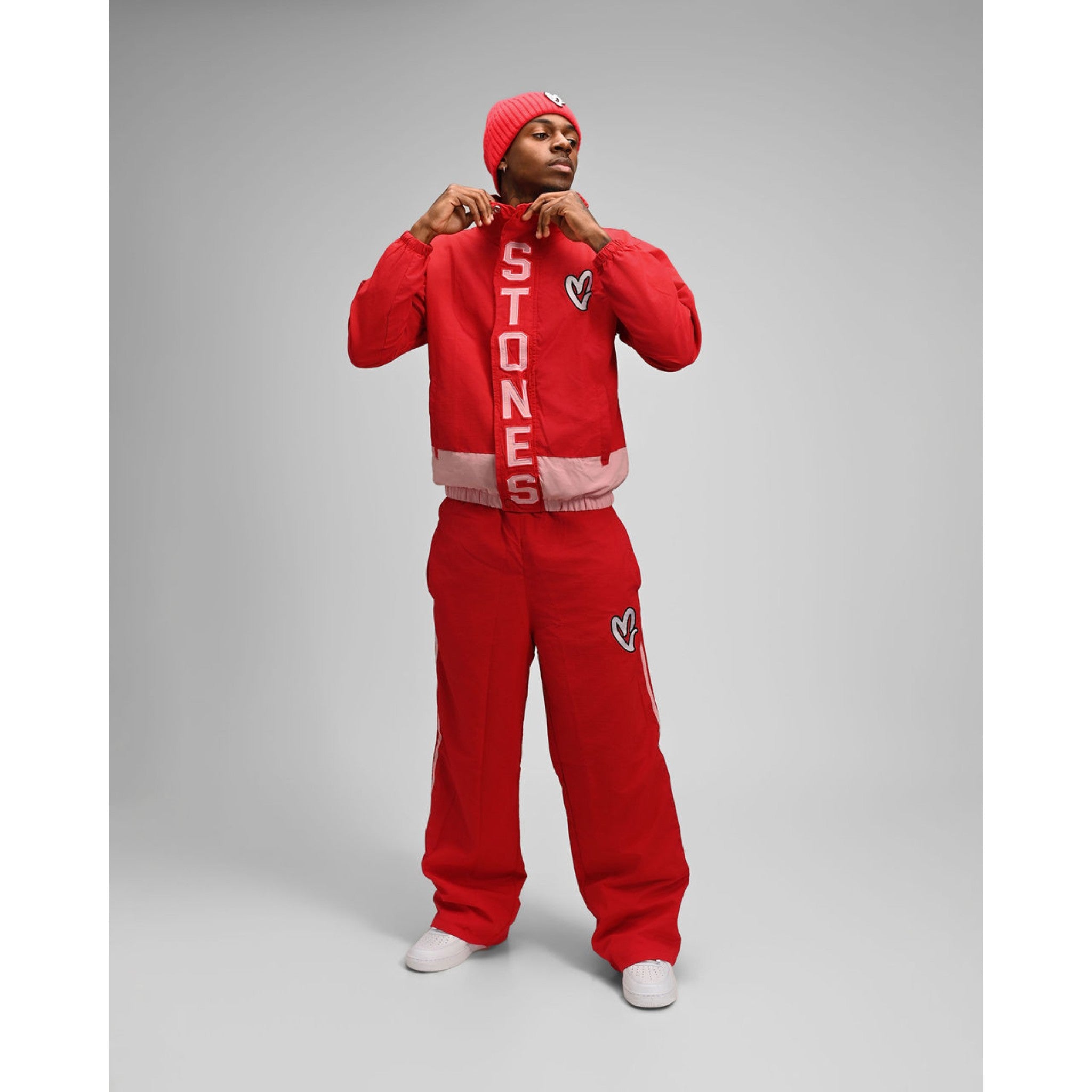 Stones Nylon Val Set - Red & Pink