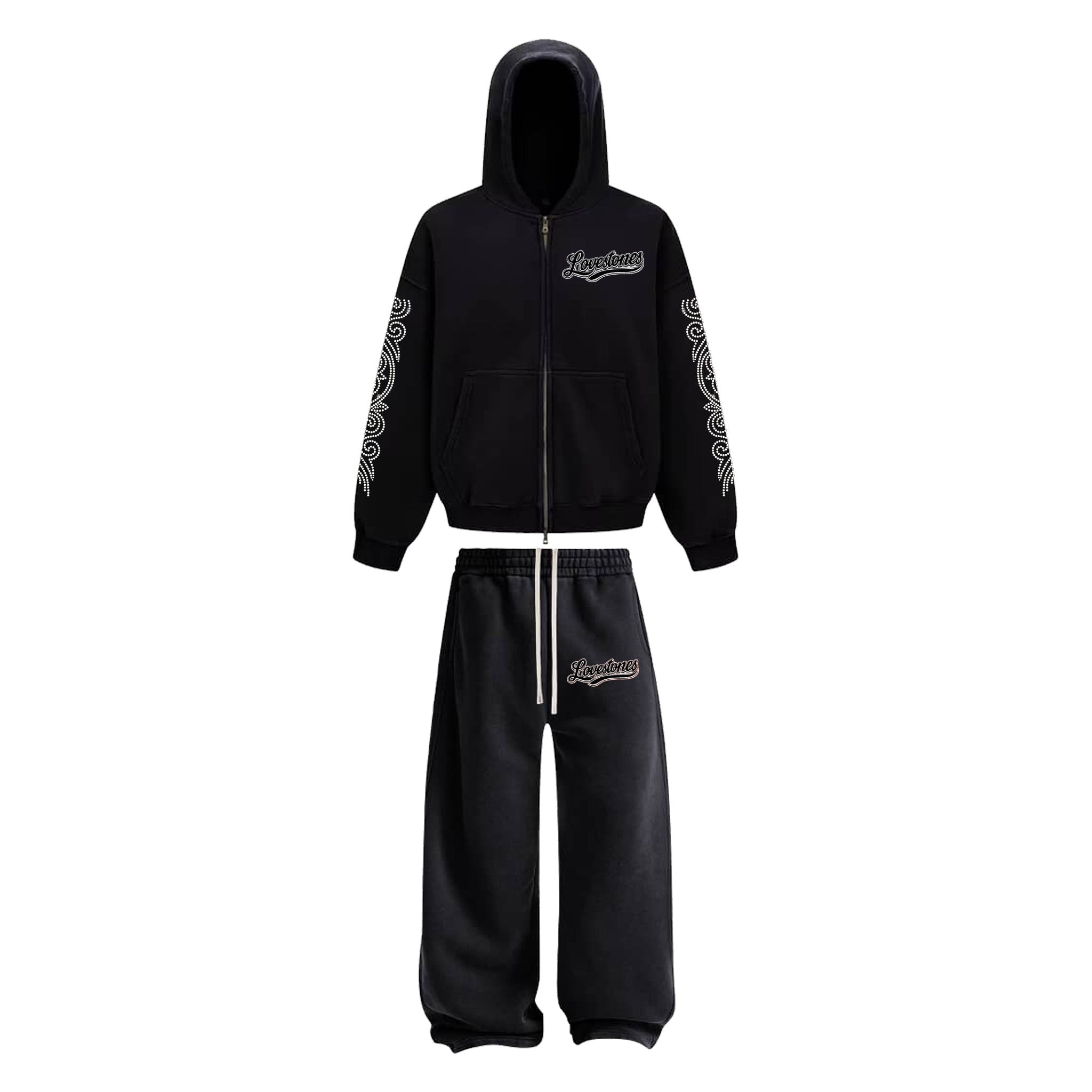 Lovestones Staple Rhinestones Set  - Black